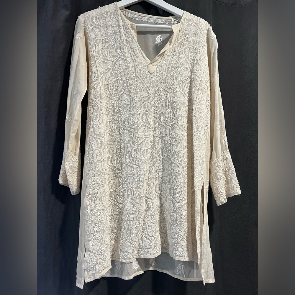 Silk Embroidered Tunic